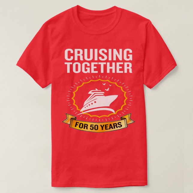 50 Jahre gemeinsam Reisen 50 Jahre T-Shirt (Design vorne)