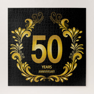 50 Jahre Gold Glitzer Jubiläum