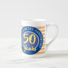50 Jahre Goldenes Hochzeitstag Prozellantasse