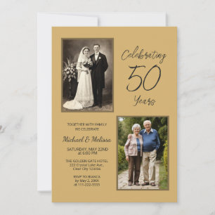 50 Jahre Hochzeit feiern Einladung