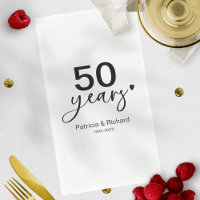 50 Jahre Hochzeit Jubiläum Schwarz-Weiß