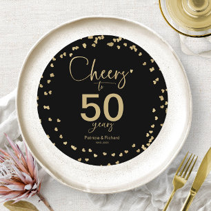 50 Jahre Hochzeit Jubiläum Teller Insert Einladung