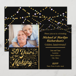 50 Jahre im Herbst - Goldenes Jubiläum Einladung