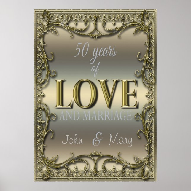 50 Jahre Liebe Poster (Vorne)