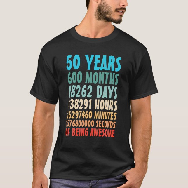 50 Jahre Phantastisch, 600 Monate alt T-Shirt (Vorderseite)