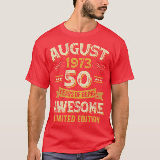 50 Jahre Phantastischer Vintager August 1973 50. G T-Shirt