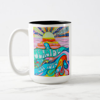 50 Jahre Seaside Zweifarbige Tasse
