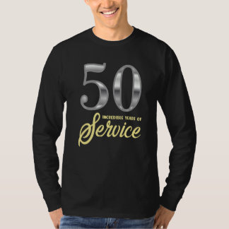 50 Jahre Service 50 Jahre Anfänger T-Shirt