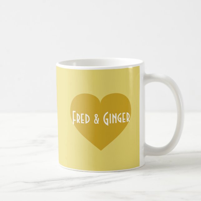 50 Jahre starkes Goldenes Herz Kaffeetasse (Rechts)