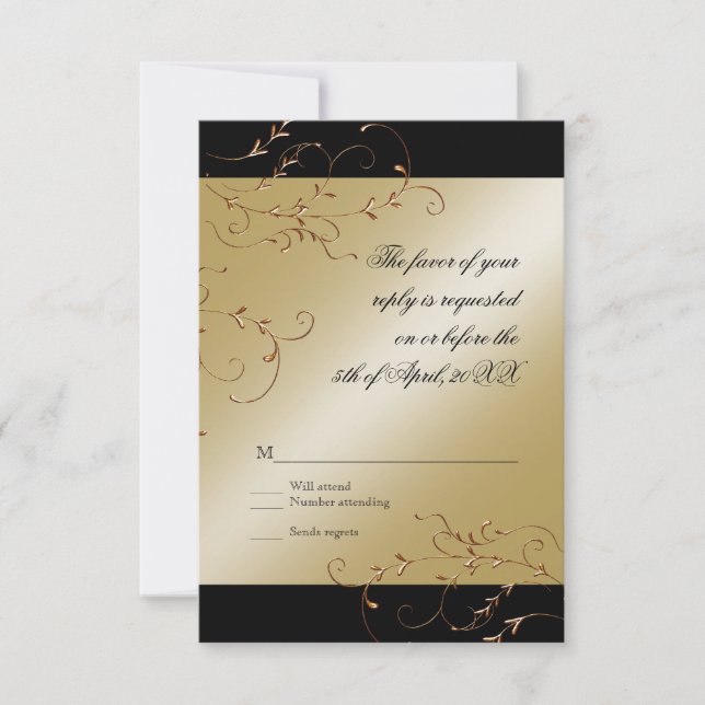 50 Jahre, UAWG Response Card RSVP Karte (Vorderseite)