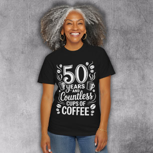 50 Jahre und unzählige Tassen Kaffee Tri-Blend Shirt