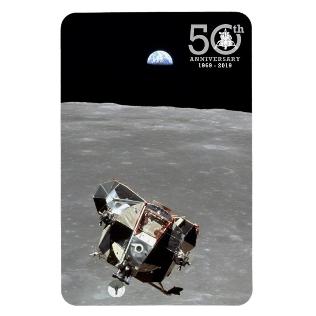 50. Jahrestag, Apollo 11 Mission Moon Landing: Magnet (Vertikal)
