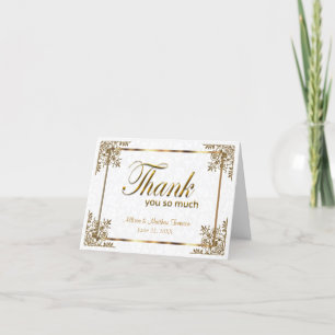 50. Jahrestag der goldenen Hochzeit - Danke