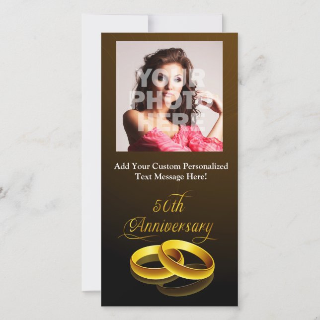 50. Jahrestag | Gold Script Ankündigung (Vorderseite)