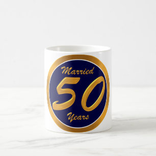 50. Jahrestags-Kaffee-Tasse Kaffeetasse