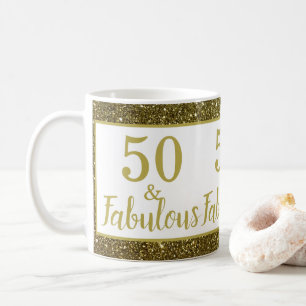 50-jähriges Gold-Jubiläum Kaffeetasse
