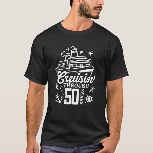 50-jähriges Hochzeitsjubiläum durch 50 Jahre T-Shirt (Vorderseite)