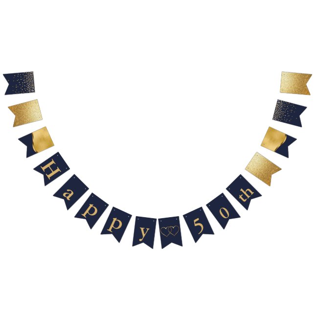 50-jähriges Jubiläum der Marine Blue und Gold Wimpelkette (Alle)