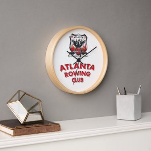 50. Jubiläum 10" Rundwand-Uhr, Holzrahmen Uhr