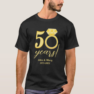 50. Jubiläum 50 Jahre Goldene Hochzeit T-Shirt
