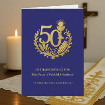 50. Jubiläum der Priesterordination Gold