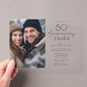 50. Jubiläum Ein Foto Ankündigung