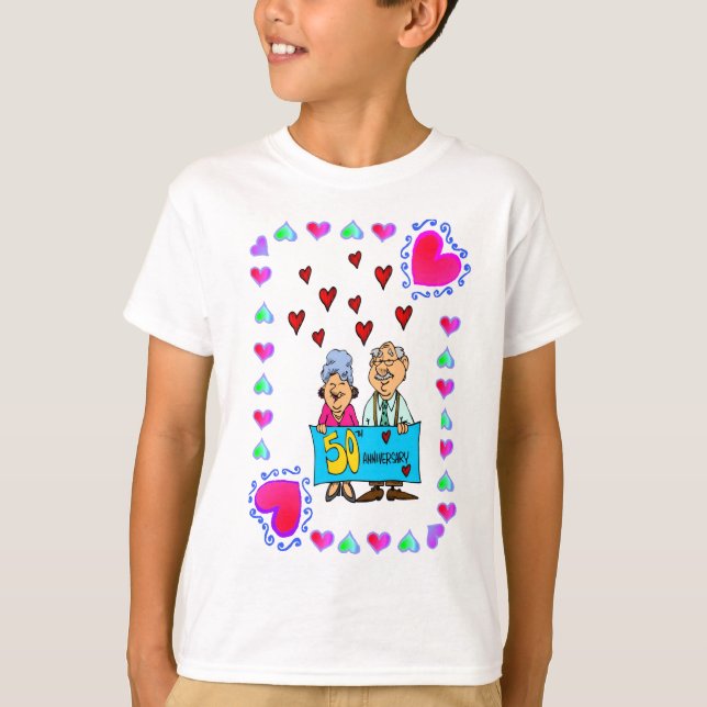 50. Jubiläum - Gold T-Shirt (Vorderseite)