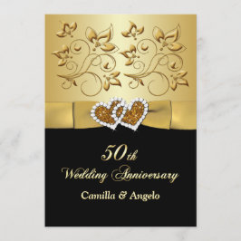 50 Jubiläum JoED Hearts Wedding Einladung 2