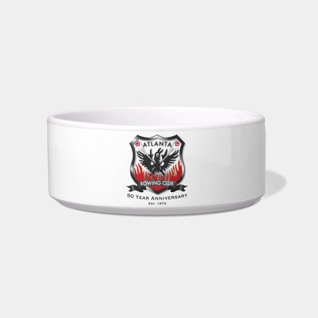 50. Jubiläum Mittlere Keramik Pet Bowl Napf (Vorderseite)