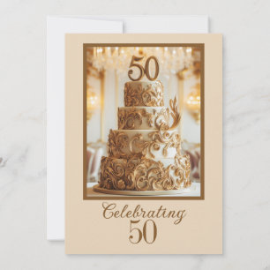 50. JUBILÄUMSFEIER PARTYEINLADUNG EINLADUNG