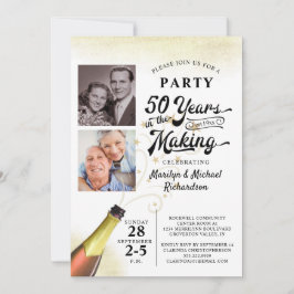 50 Jubiläumsjahre im MAKING-Foto Einladung