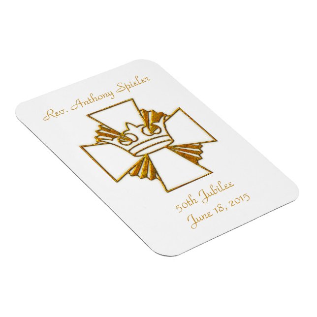 50. Jubiläumsjubiläum Priesterortung Magnet (Rechte Seite)