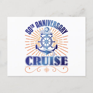 50. Jubiläumskreuzfahrt Postkarte