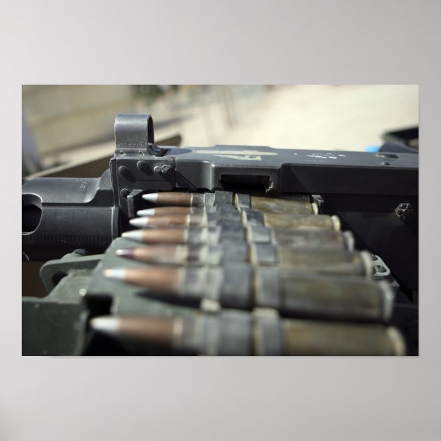 50-kalibrige Maschinenpistolen Poster (Vorne)