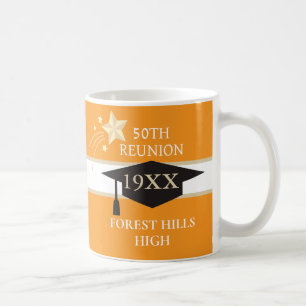 50. Klasse Wiedersehen School Farben Kaffee Tasse