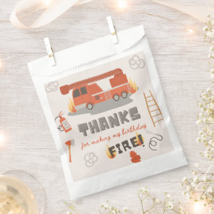 50 Leckereien für Feuerwehrfahrzeuge Birthday Ge Geschenktütchen