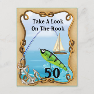 50. Mens Fang Einladungen