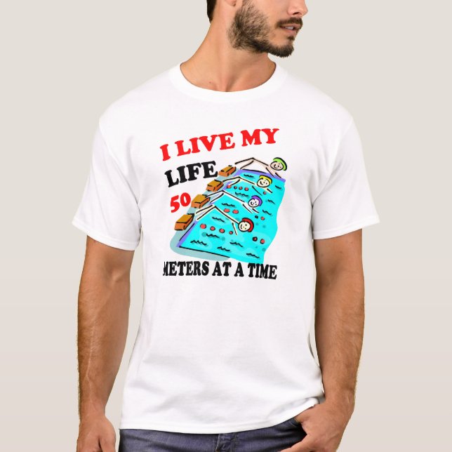 50 Meter auf einmal T-Shirt (Vorderseite)
