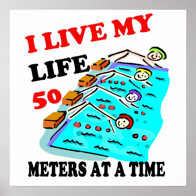 50 Meter Poster (Vorne)