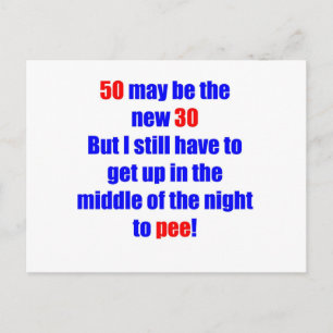 50 neue 30 postkarte