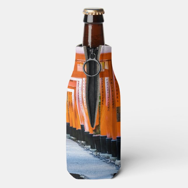 50 Orangenfarben - Senbon Torii, Kyoto Flaschenkühler (Flasche Rückseite)