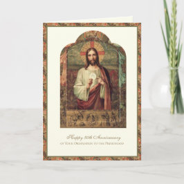 50. PRIEST JAHRESTAG KARTE