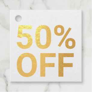50 % Rabatt auf helle Red Sale Ticket Selbstfarbig Geschenkanhänger