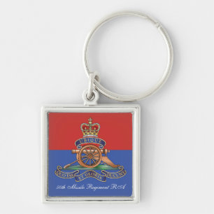 50. Royal Artillery des Missile Regiment Schlüsselanhänger