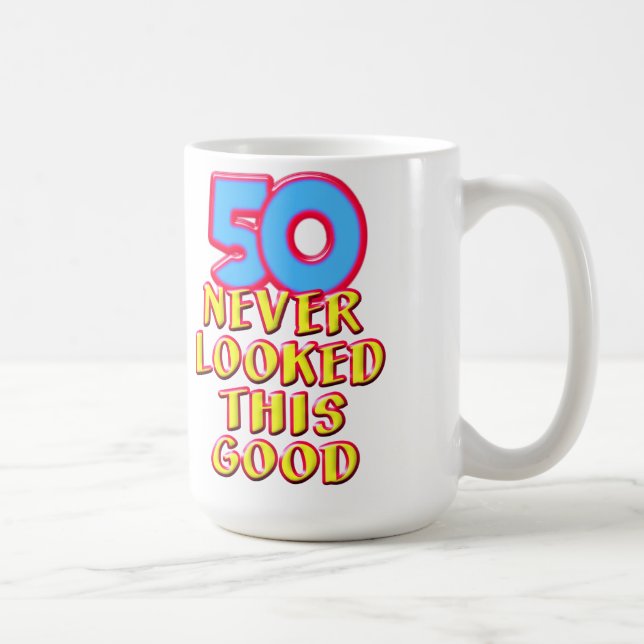50 sah diese gute Tasse nie aus (Rechts)