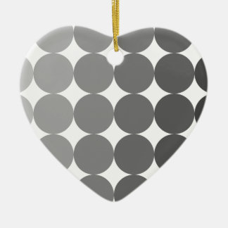 50 Schatten der grauen Kreise Keramikornament