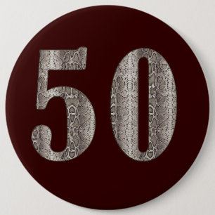 50. Snakeskin Button