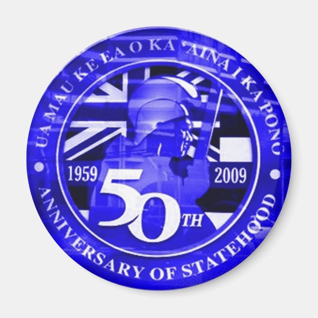 50. Staat Magnet (Vorne)