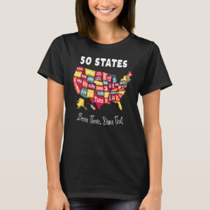 50 Staaten wurden dort gemacht, dass Souvenir für  T-Shirt