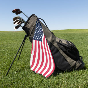 50-Sterne-Amerikanische Flagge: Old Glory Sterne u Golfhandtuch